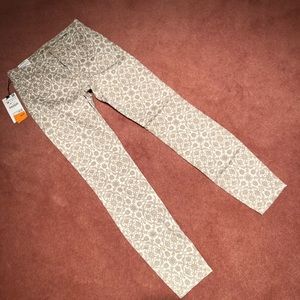 NWT Zara Printed Skinny/Slim Fit Printed Pants